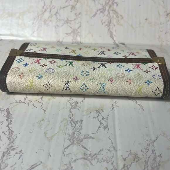 VINTAGE MULTICOLOR MONOGRAM TAKASHI MURAKAMI INTERNATIONAL WALLET - Picture 7 of 14
